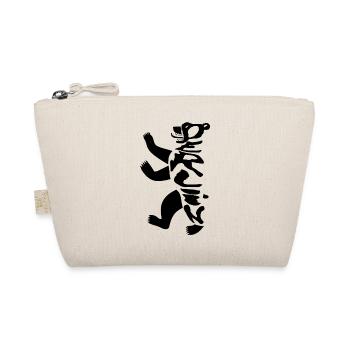 Berlin Bear 1 - Organic Pouch - nature - Front