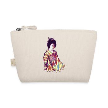Geisha pop art portrait - Organic Pouch - nature - Front