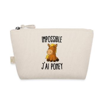 Impossible j'ai poney - Trousse biologique - nature - Devant