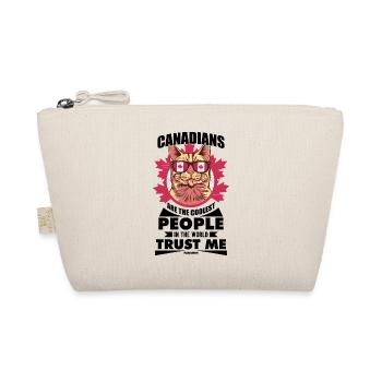 Canada Flag Kanada Flagge Ottawa Vancouver Fahne - Organic Pouch - nature - Front