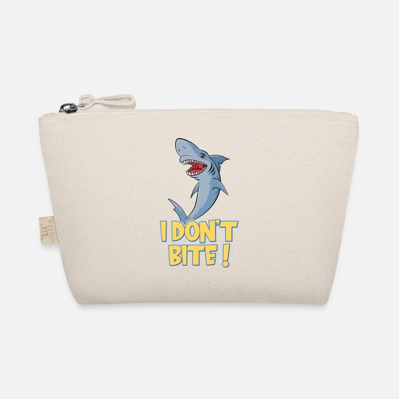 Shark I don't bite shark Organic Pouch