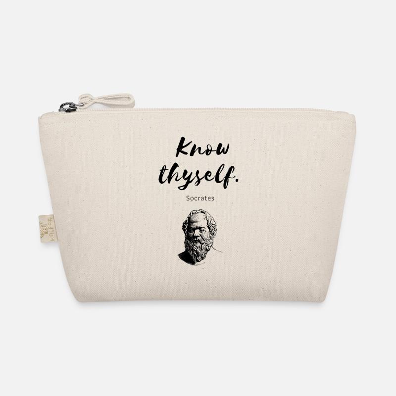 " Know thyself " Socrates - Organic Pouch - nature