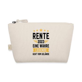 Rente 2023 | Rentnergeschenk - Bio-Täschchen - Natur - Vorne