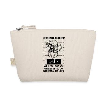 Funny Quote Dog Owner Vintage Puggle Liebha - Organic Pouch - nature - Front