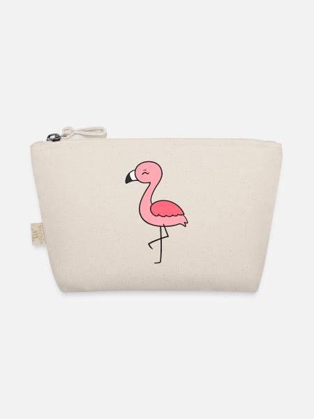 Flamingo - Bio-Täschchen - Natur