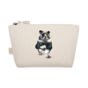 Fighting spirit hamster in the boxing ring - Organic Pouch - nature - Front