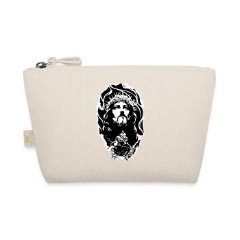 Catholic Religious Drawing - Gothic Fashion - Organic Pouch - nature - Front
