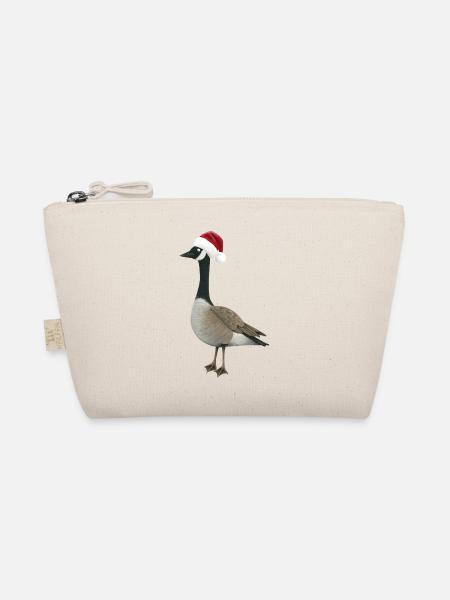 Weihnachtsgans - Bio-Täschchen - Natur - Vorne