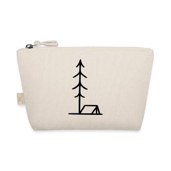 Camping - Zelt - Bio-Täschchen - Natur - Vorne