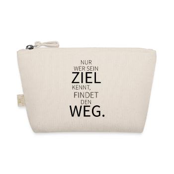 Zeitloses Zitat mit tiefen Hintergrund. Spruch. - Bio-Täschchen - Natur - Vorne