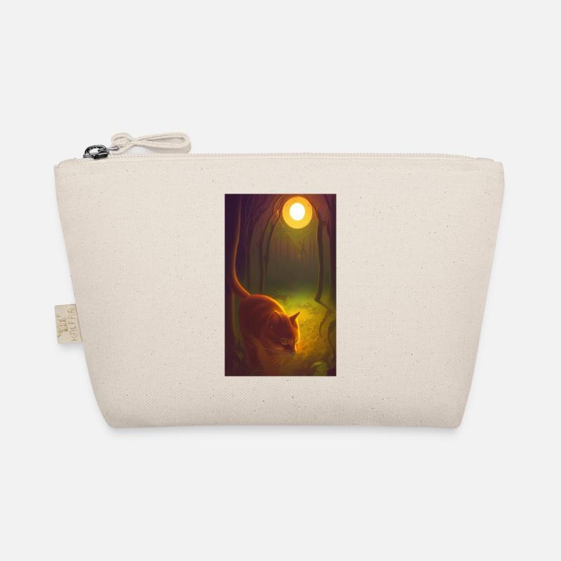Cat AI Generated Art Organic Pouch