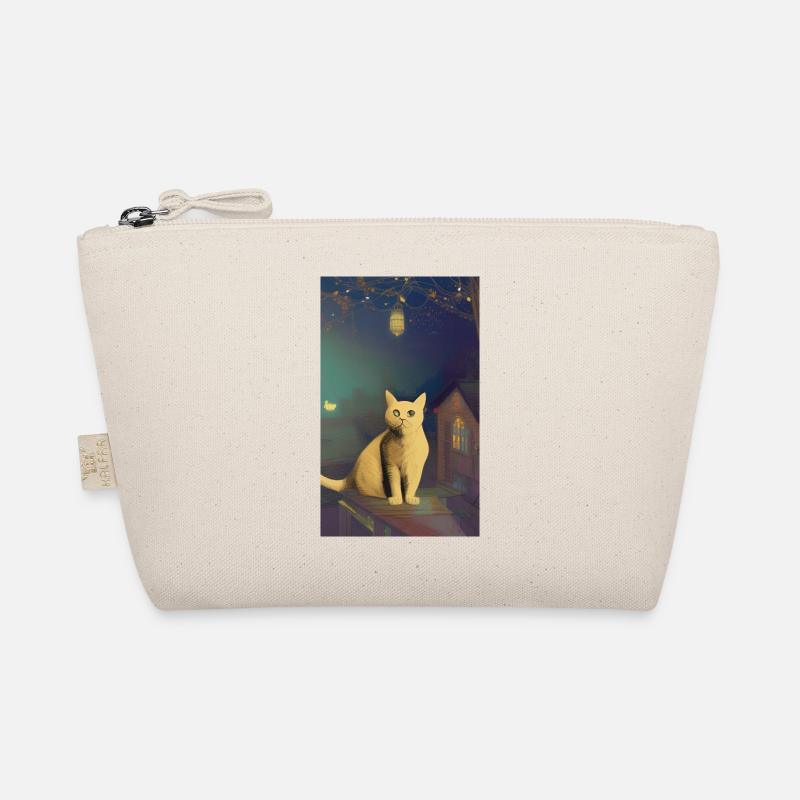 Cat AI Generated Art Organic Pouch