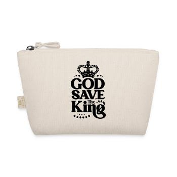 God Save the KING by FabSpark - Organic Pouch - nature - Front