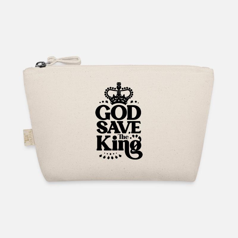 God Save the KING by FabSpark Organic Pouch
