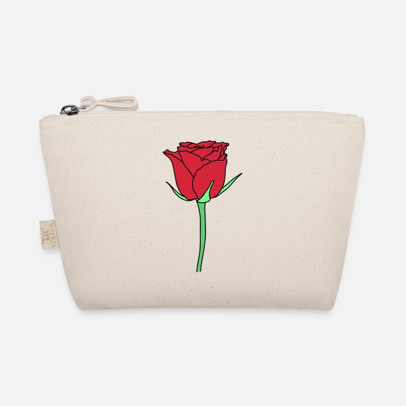 Stängel Rose Bio-Täschchen