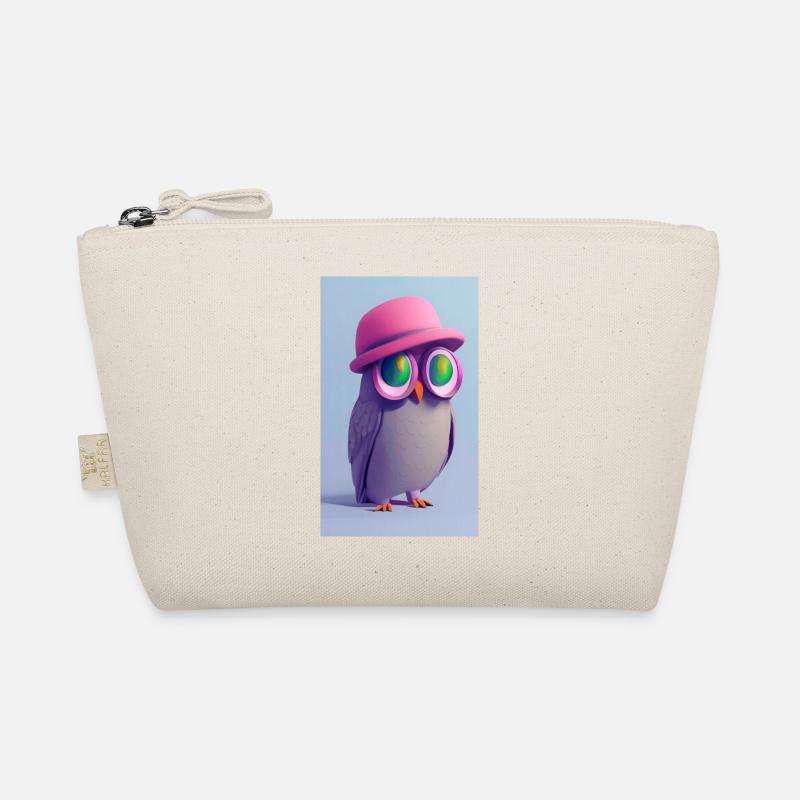 Owl with hat Organic Pouch