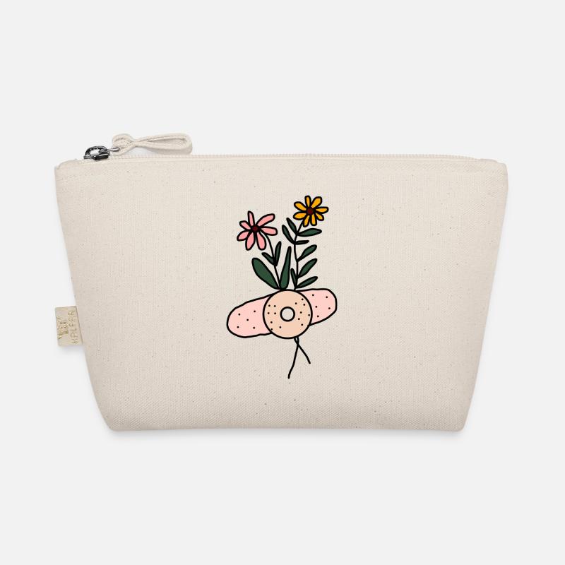 Gänseblümchen Bandagierte Blumenpflanze Illustration Design. - Bio-Täschchen - Natur