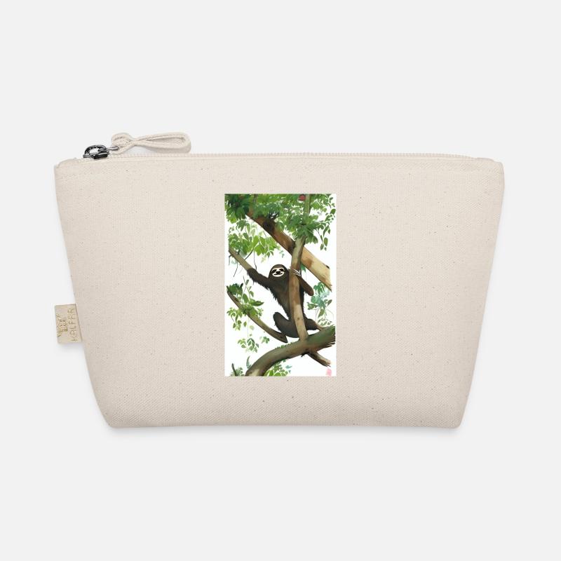 Dessin comique cool d’un paresseux dans la jungle Trousse biologique