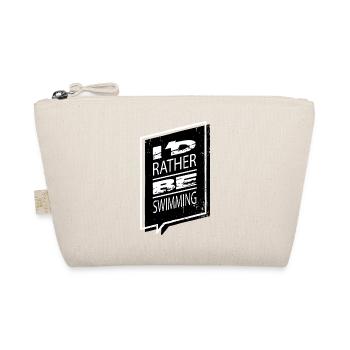 Gift Idea Swimmer Tshirts Swimming - Organic Pouch - nature - Front