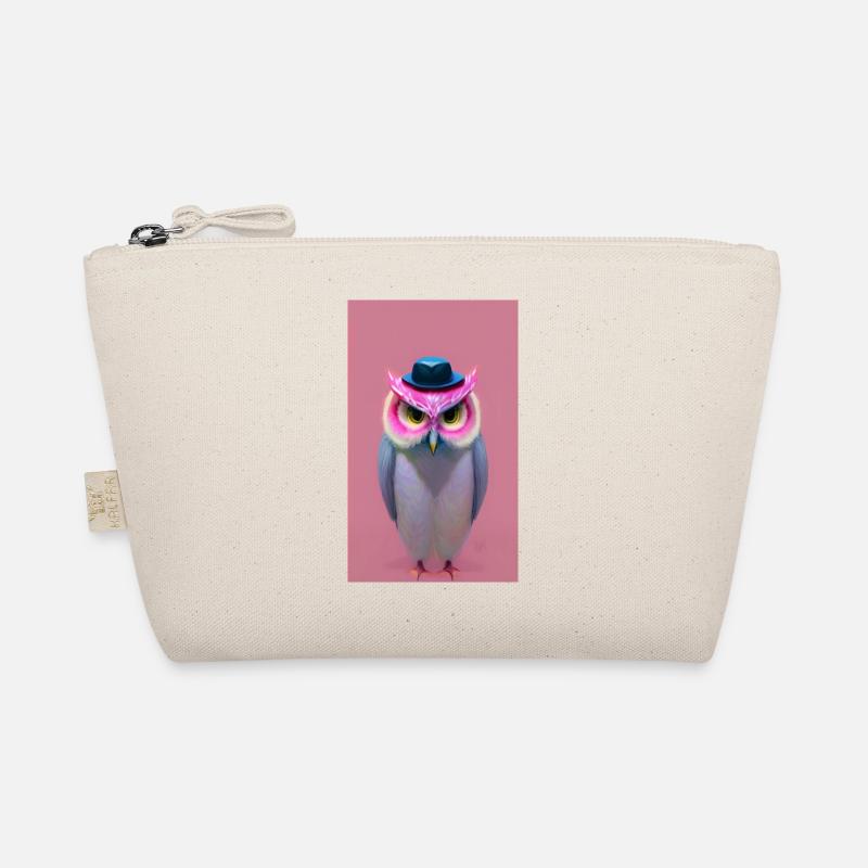 Owl with hat Organic Pouch