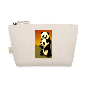 Panda cool portrait dessin gros plan cool - Trousse biologique - nature - Devant