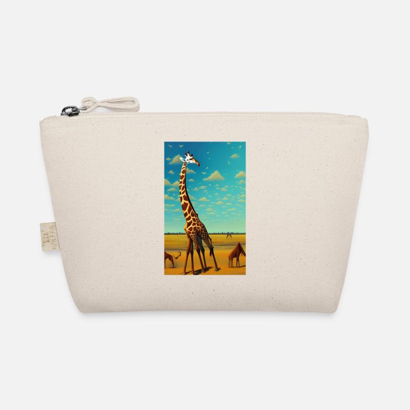Coole Comic Zeichnung Giraffe Giraffa Bio-Täschchen