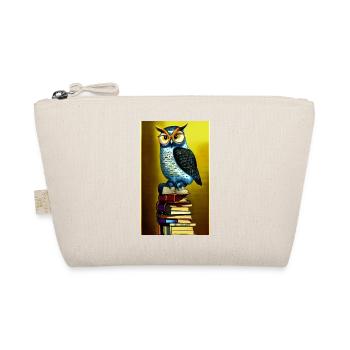 Comic Cartoon Cute Book Owl Owl Book Stack - Trousse biologique - nature - Devant