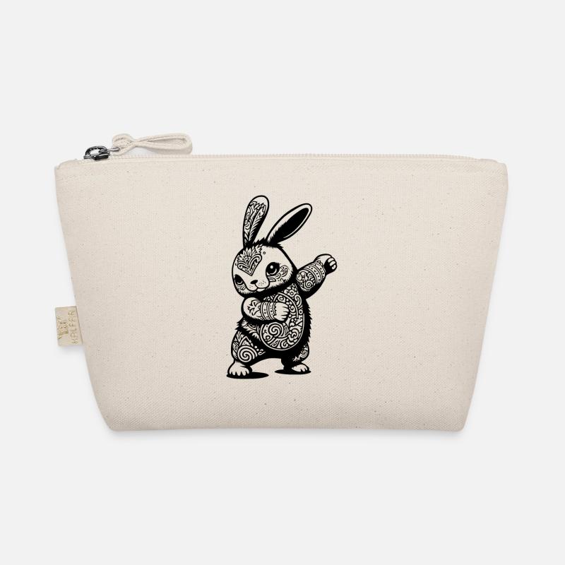 Dabbing Osterhase * Eastern - Bio-Täschchen - Natur