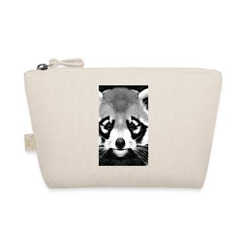 Comic Cartoon of a North American racoon (in germa - Organic Pouch - nature - Front