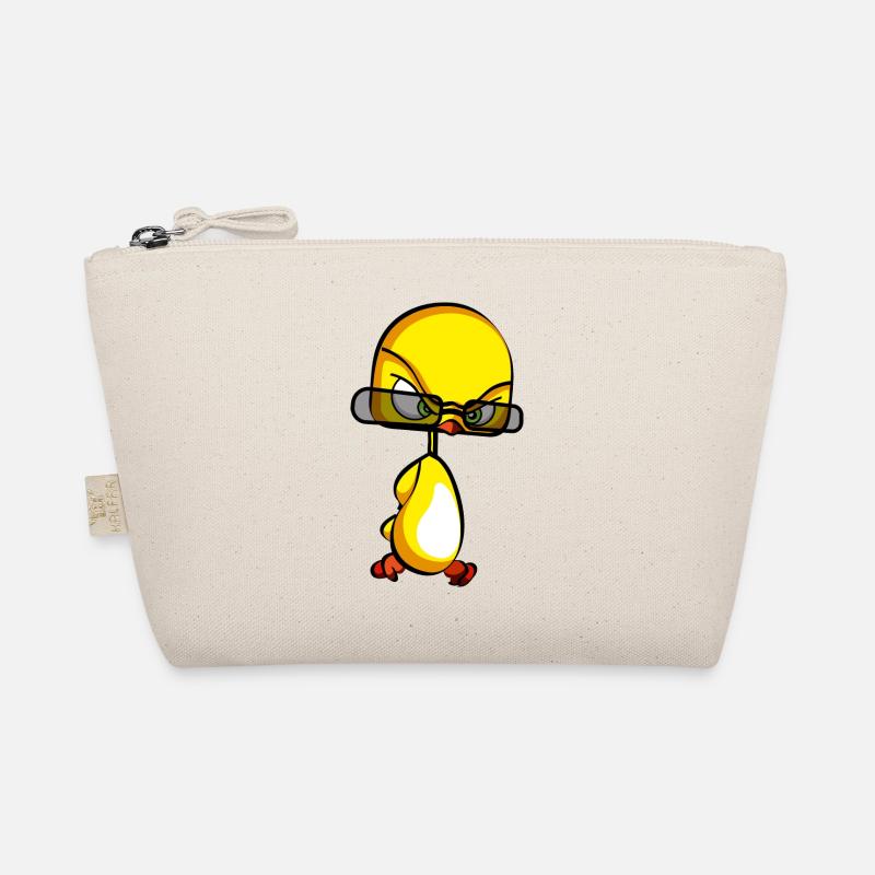 birdy yellow bird nerd Organic Pouch