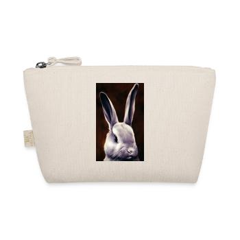Cool Comic Portrait of a rabbit - Organic Pouch - nature - Front