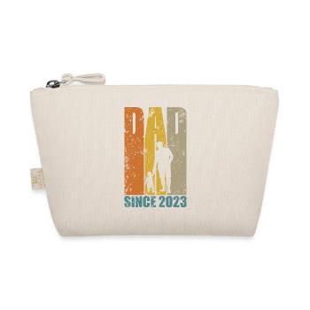 DAD SINCE 2023 - Bio-Täschchen - Natur - Vorne