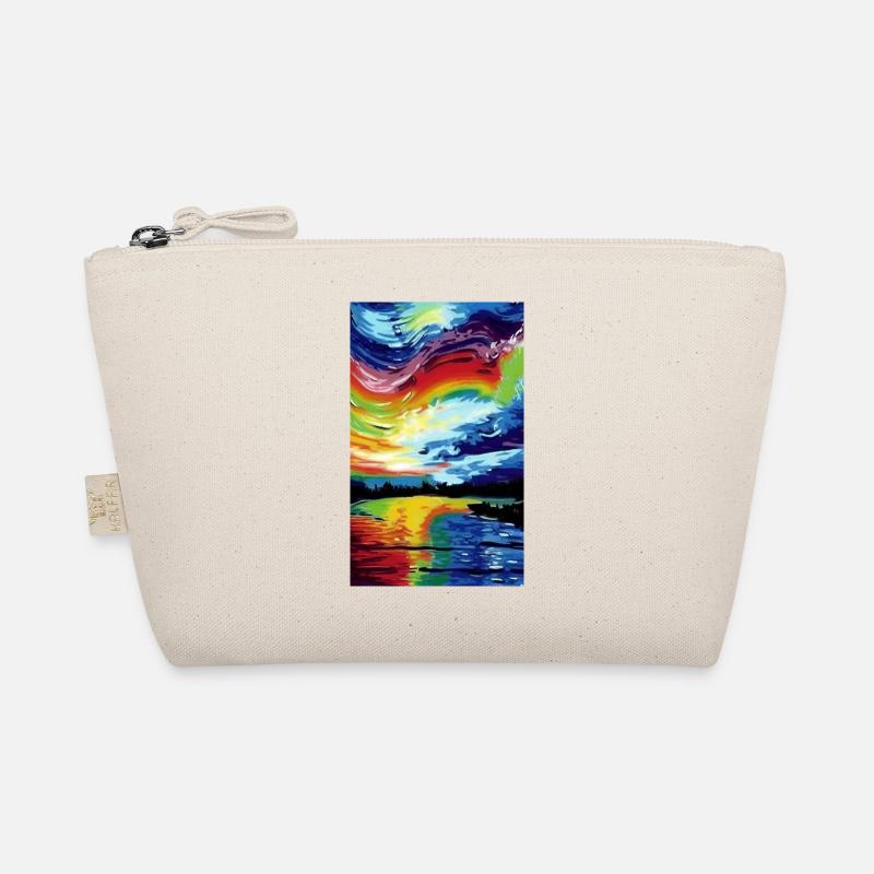 Regenbogen Horizont - Bio-Täschchen - Natur