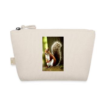 Cool Comic Portrait wild red squirrel majestic - Organic Pouch - nature - Front