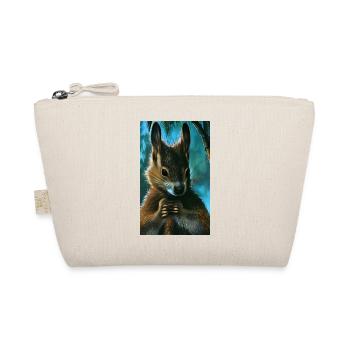 Cool Comic Portrait wild red squirrel majestic - Organic Pouch - nature - Front
