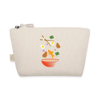 Ironic Goldfish Eating Ramen Bowl Japanese Food - Organic Pouch - nature - Front