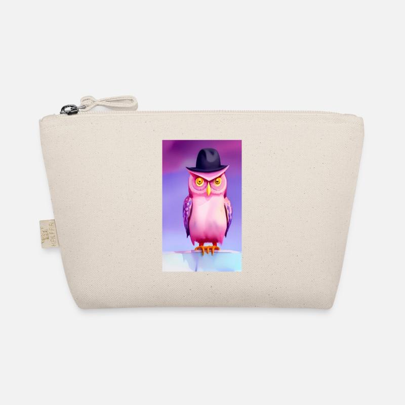 Owl with hat Organic Pouch