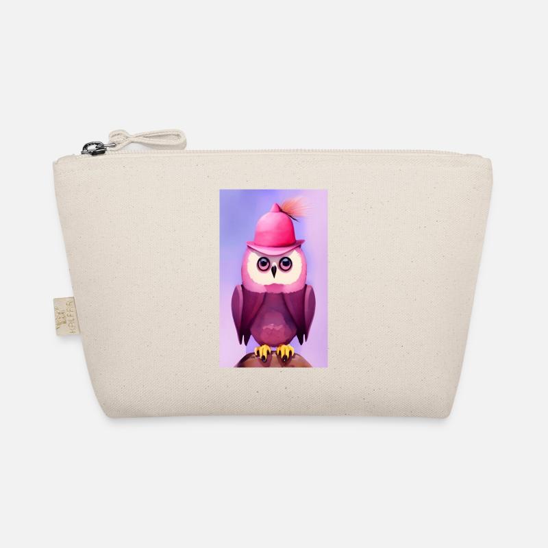 Owl with hat Organic Pouch