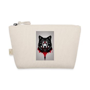 Gefährlicher Wolf - Bio-Täschchen - Natur - Vorne