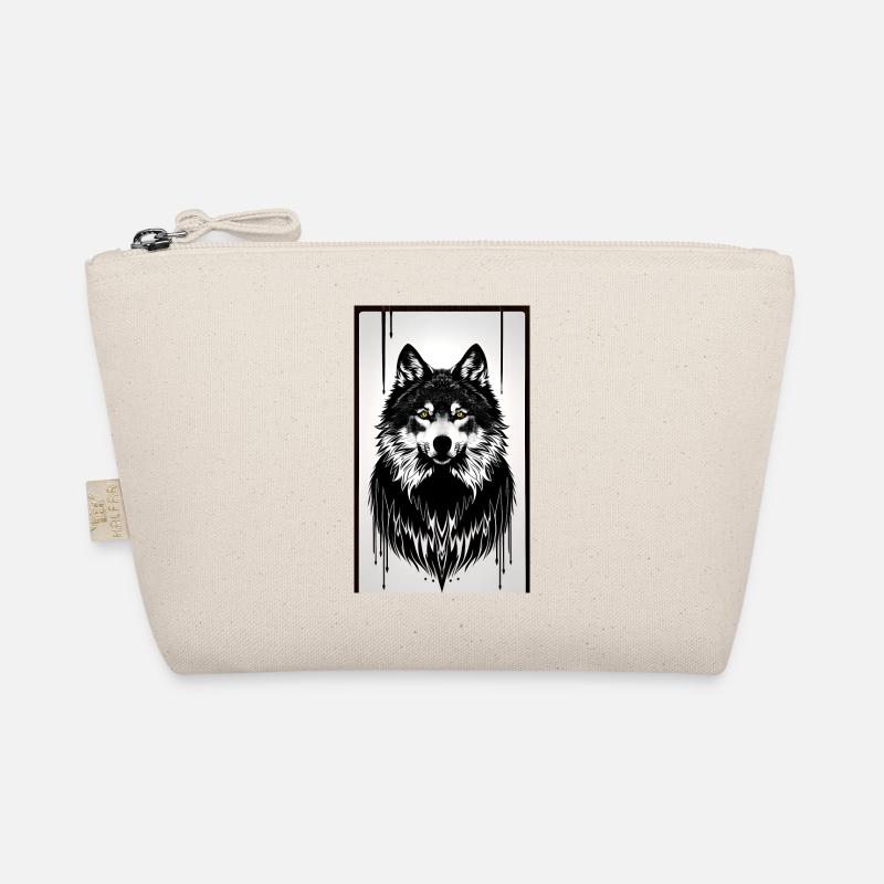 Wolf - Bio-Täschchen - Natur