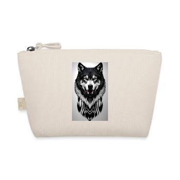 Wolf - Bio-Täschchen - Natur - Vorne