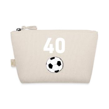 für alle, 40 fußball - Bio-Täschchen - Natur - Vorne