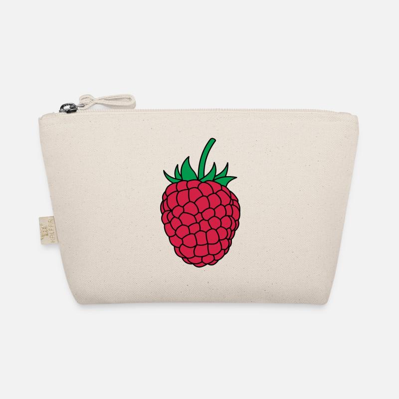 Himbeere Verkleidung Himbeer Style Himbeeren Berry - Bio-Täschchen - Natur