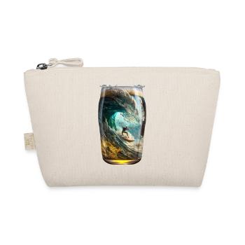 Surfing in a beer glass - Organic Pouch - nature - Front