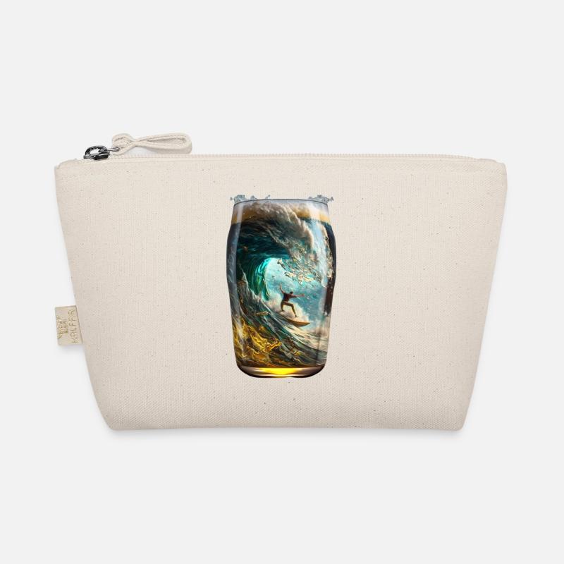 Surfen im Bierglas Bio-Täschchen