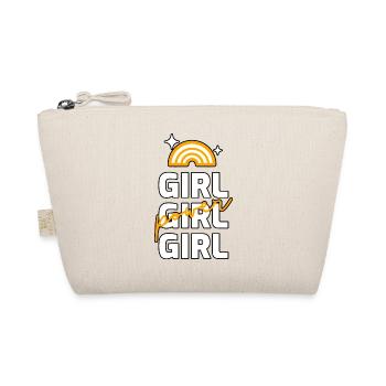 Girl Power and Strong Woman - Bio-Täschchen - Natur - Vorne