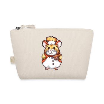 Hamster as a trained high has made food. - Organic Pouch - nature - Front