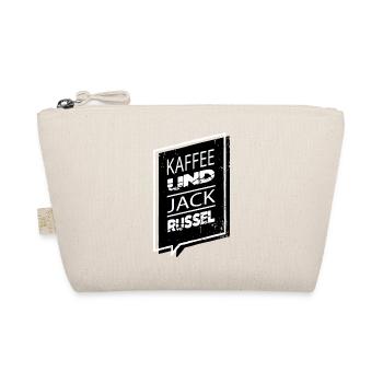 koffein tier ich liebe kaffee montag - Bio-Täschchen - Natur - Vorne