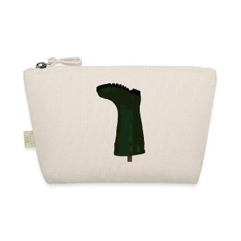 Rubber boots on the fence post is silent protest - Organic Pouch - nature - Front