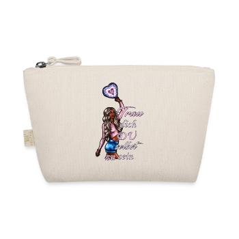 Dare to be yourself blonde - Organic Pouch - nature - Front